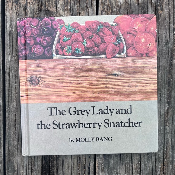 ‘THE GREY LADY AND THE STRAWBERRY SNATCHER’ HARDCOVER VINTAGE KIDS BOOK - Picture 1 of 10